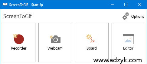 pc端 ScreenToGif gif动画录制软件 中文版