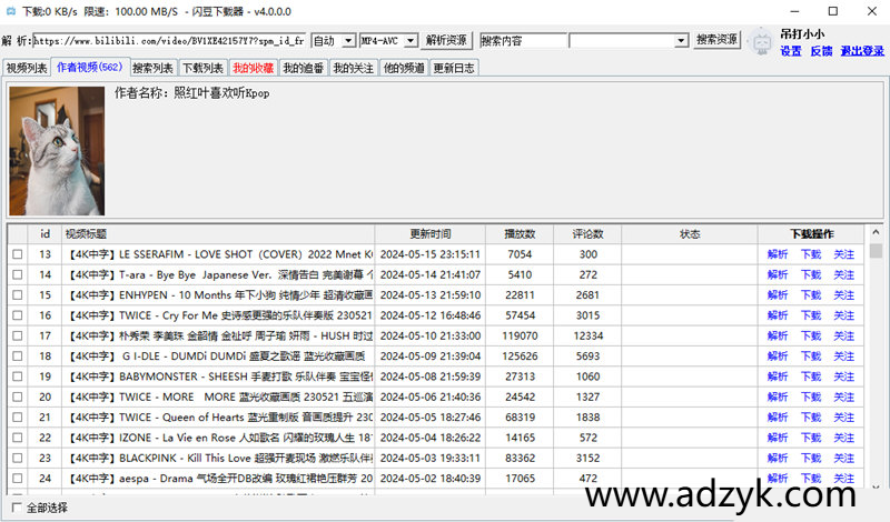 pc端 闪豆视频下载器  多平台视频批量下载器  