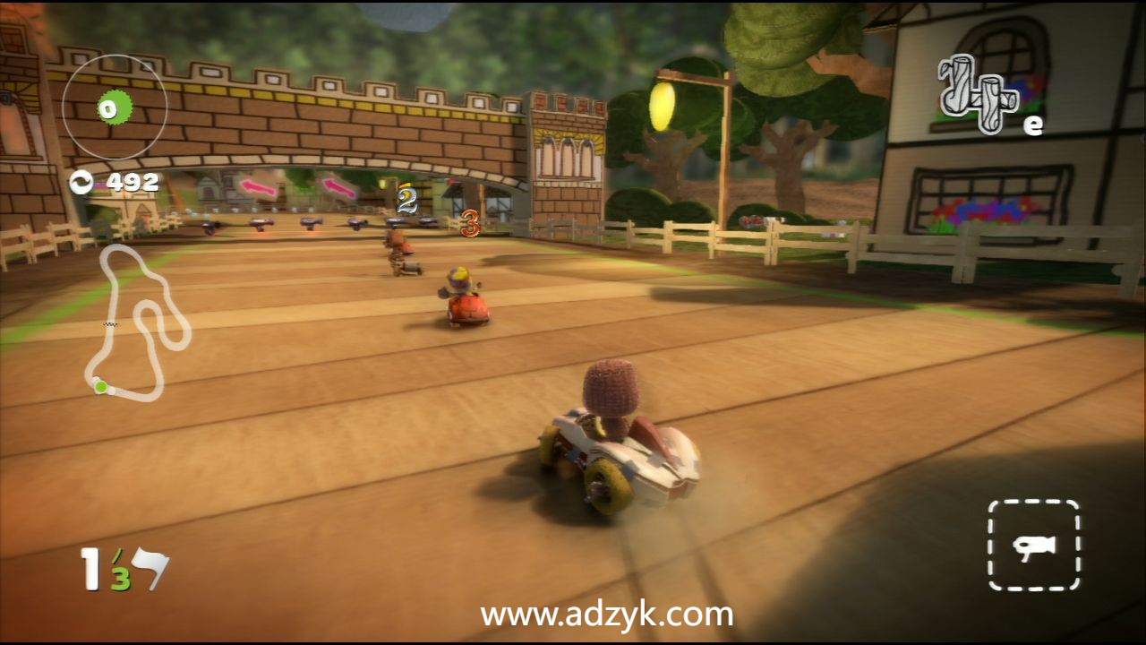 ps3游戏 小小卡丁车 中文汉化版 