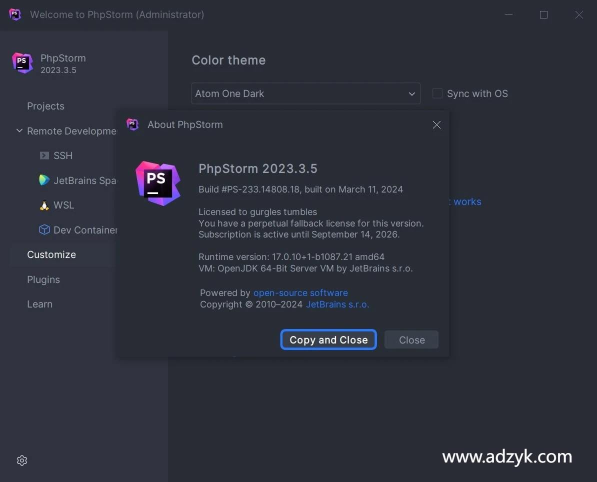 pc端 PhpStorm  PHP集成开发环境  便携增强版