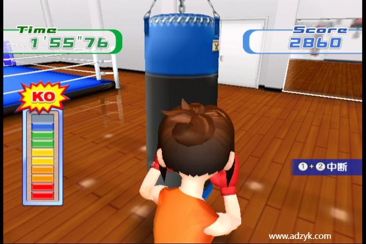 WII游戏 有氧拳击 Wii快乐瘦身 中文汉化版 