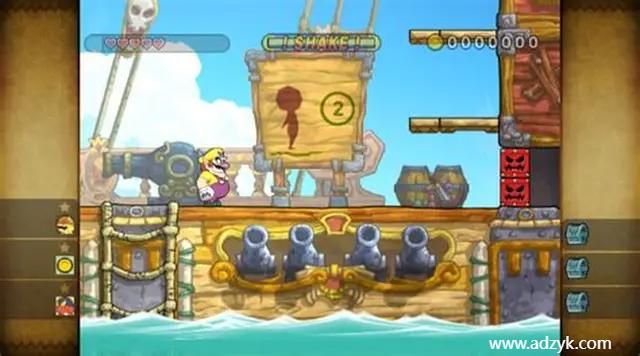 WII游戏 瓦里奥大陆 摇晃 中文汉化版 