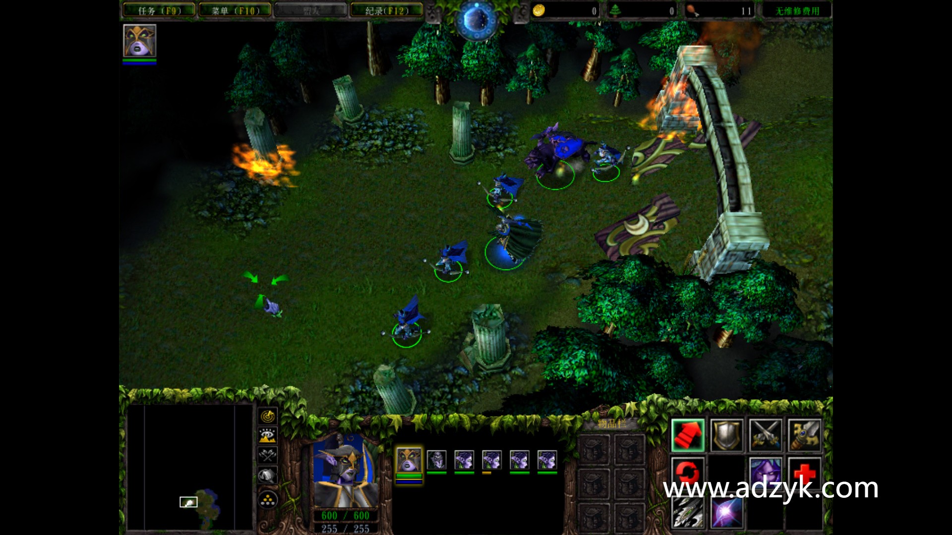 pc游戏 魔兽争霸3冰封王座 中文版